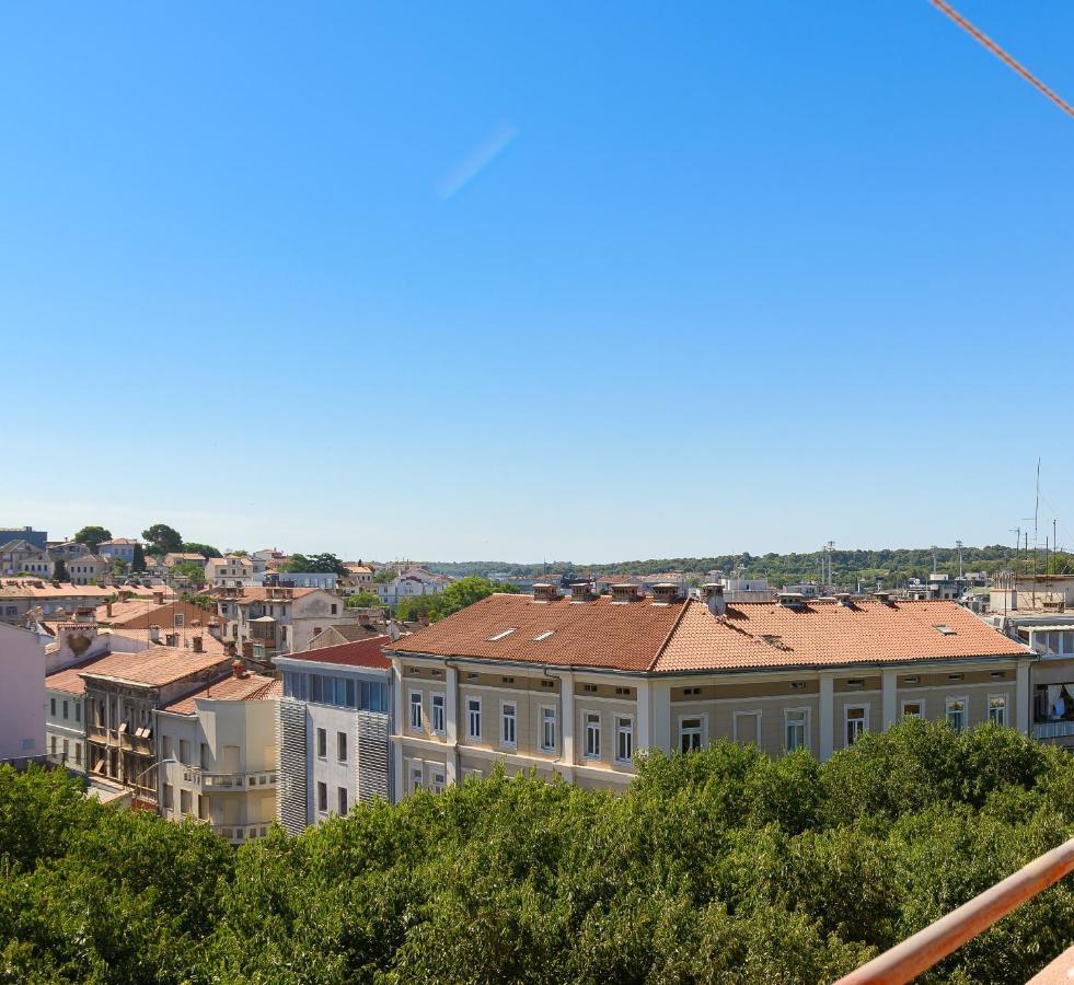 شقة Giardini Panorama - Penthouse In The Heart Of بولا المظهر الخارجي الصورة